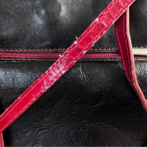 Simona Ferri Vinatge Black Leather Purse Bag - Picture 9 of 12